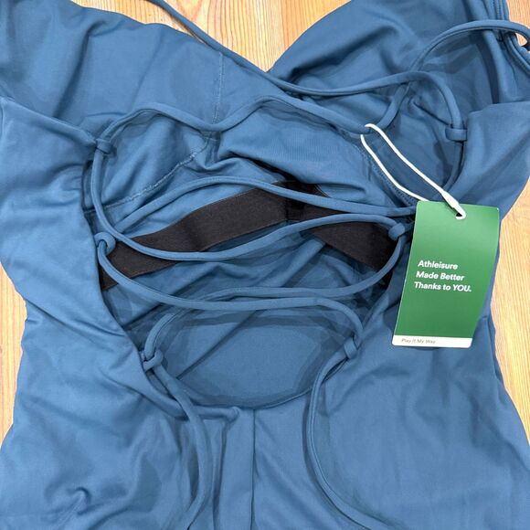 HALARA NWT Softly Zero Ruched Bodycon Dress in Ink Green - Size Small - Picture 6 of 8